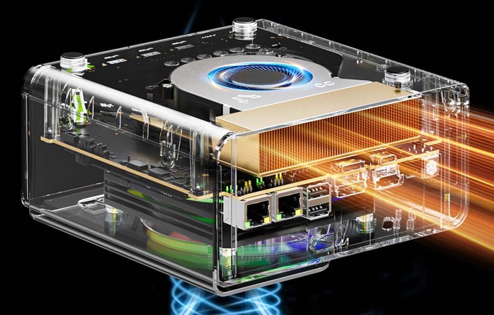 EVO-T1- Intel Ultra 9 285H- 64GB RAM + 1TB SSD miniszámítógép GMKtec-12
