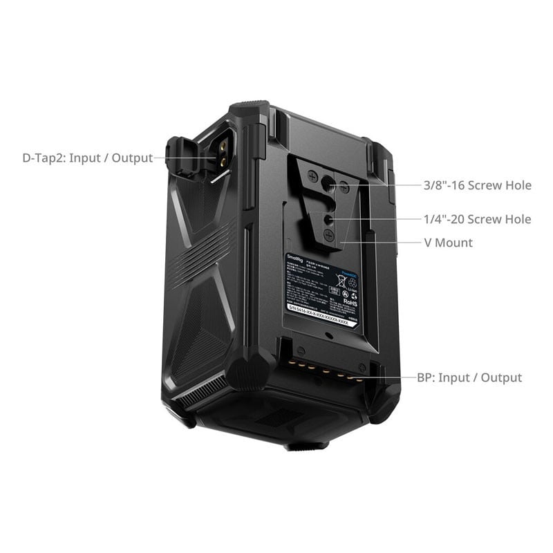 Smallrig 4984 X-Touch Smart Triple-Proof V-Mount Battery X99-2