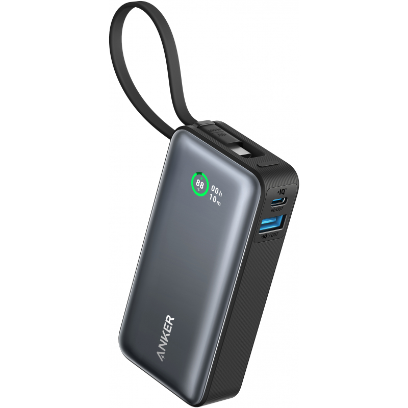 Powerbank Anker Nano, 10000mAh, 30W, QC + PD, Fekete A1259G11-0