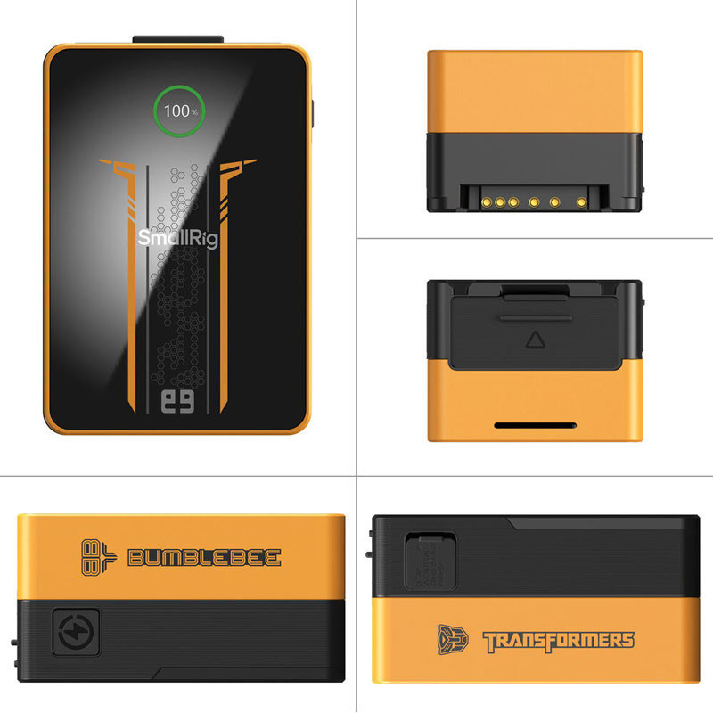 Smallrig 5527 VB99 Pro Mini V Mount Battery (Bumblebee Edition)-4