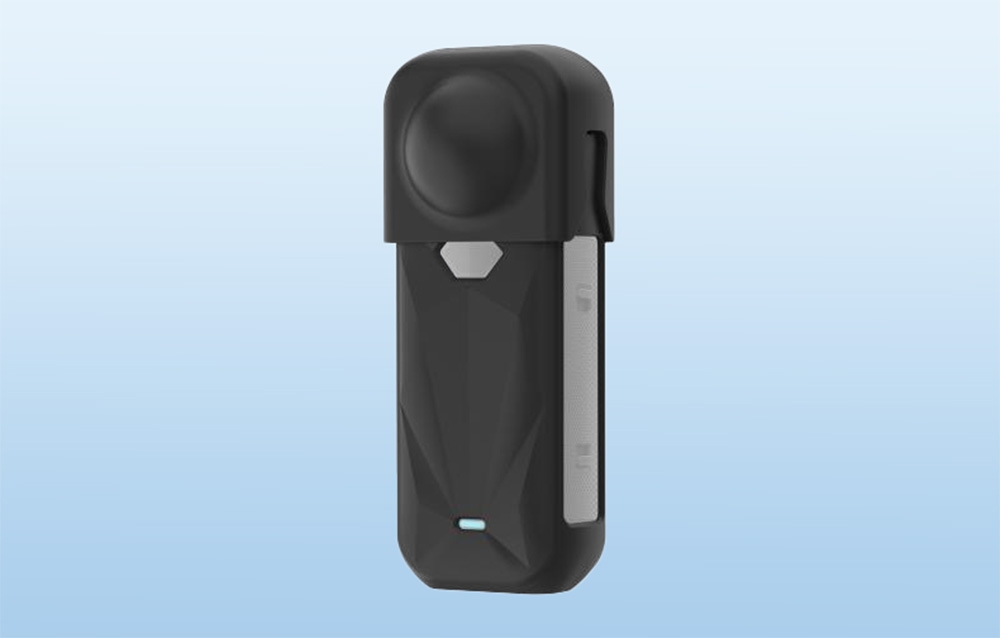 PULUZ Szilikon Védőtok Lencsevédővel az Insta360 X5-höz (Fekete) tok-4