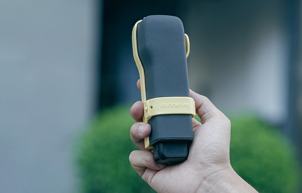 Sunnylife védőtáska szíjjal és zsinórral Osmo Pocket (szürke) tok-4