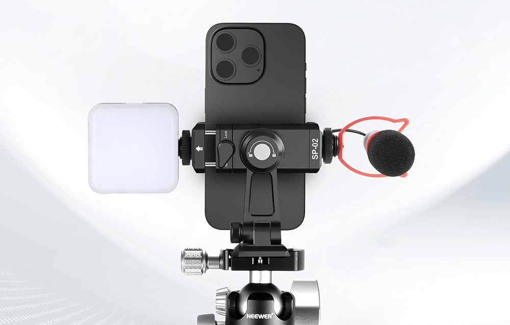 Neewer SP-02 telefonos rögzítő adapter Arca-3