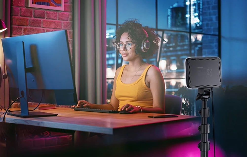 Neewer BP66 két LED lámpa szett szűrőkkel és állványokkal-4