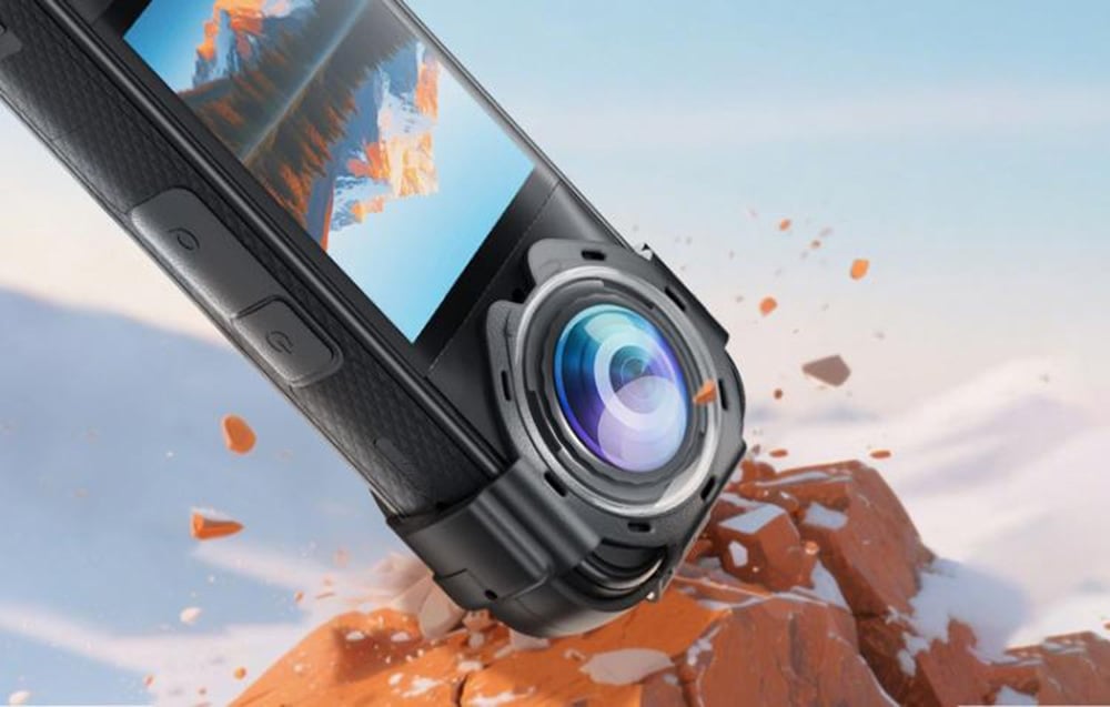 Insta360 X5 Puluz Snap-on optikai edzett üveg lencsevédő borítás (Átlátszó)-2