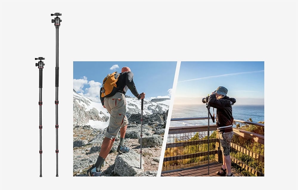 Neewer N55C tripod 168 cm-2