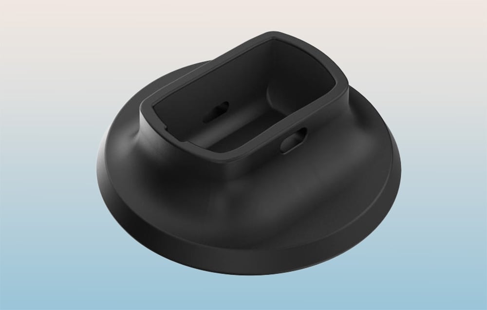 PULUZ szilikon dokkolóasztali ragasztós talp tartó (fekete) az Insta360 X5-hoz-2