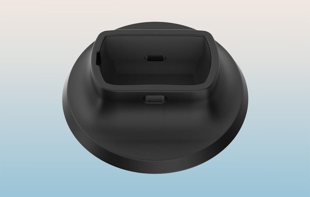 PULUZ szilikon dokkolóasztali ragasztós talp tartó (fekete) az Insta360 X5-hoz-5