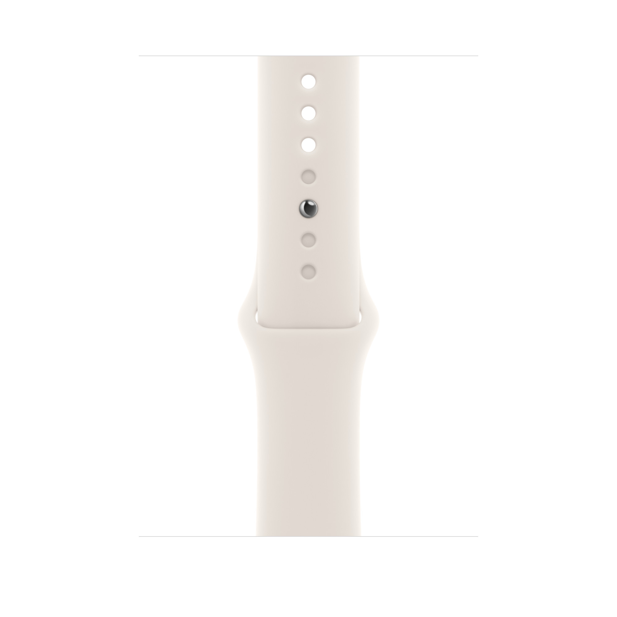 Apple Watch SE 3 GPS 44mm Csillagfény Alumínium Tok - Csillagfény Sport Szíj - M/L (mehj4mp/a)-2