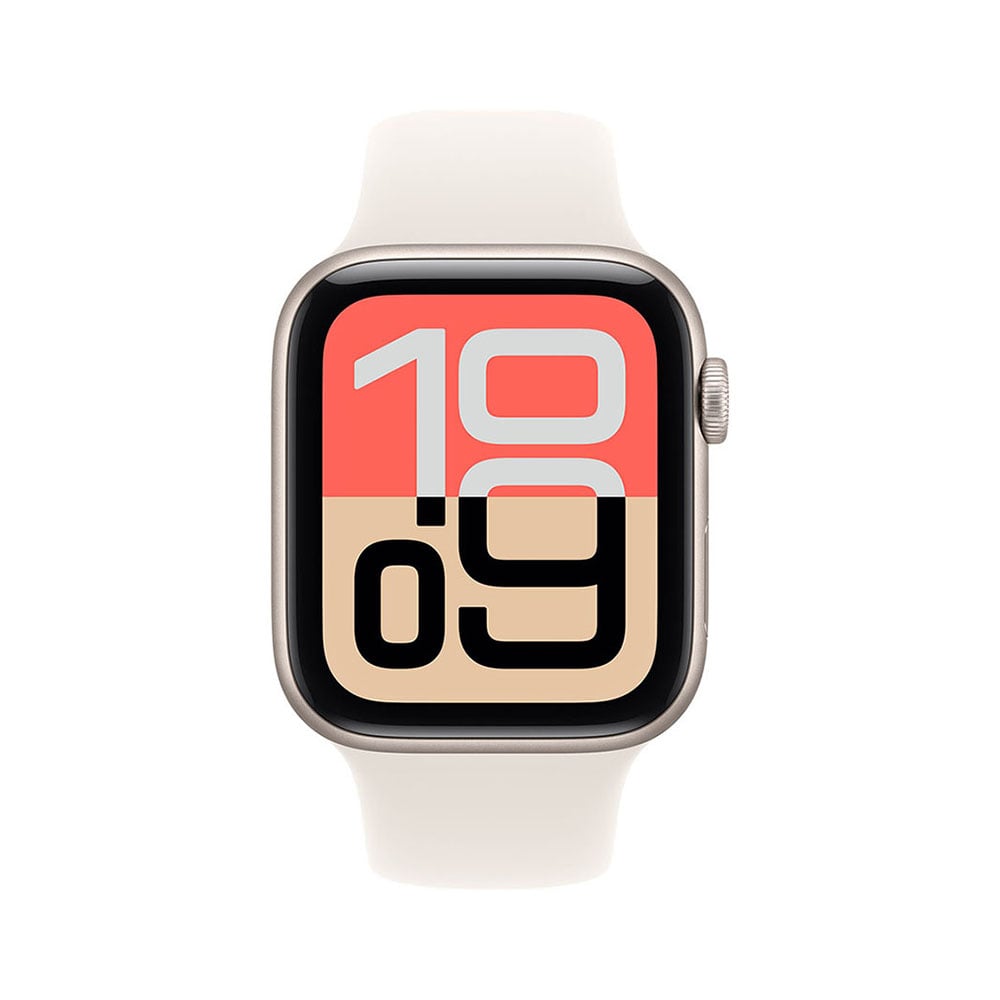 Apple Watch SE 3 GPS 40mm Starlight Alumínium Tok Starlight Sport Szíjjal - S/M (meh34mp/a)-1