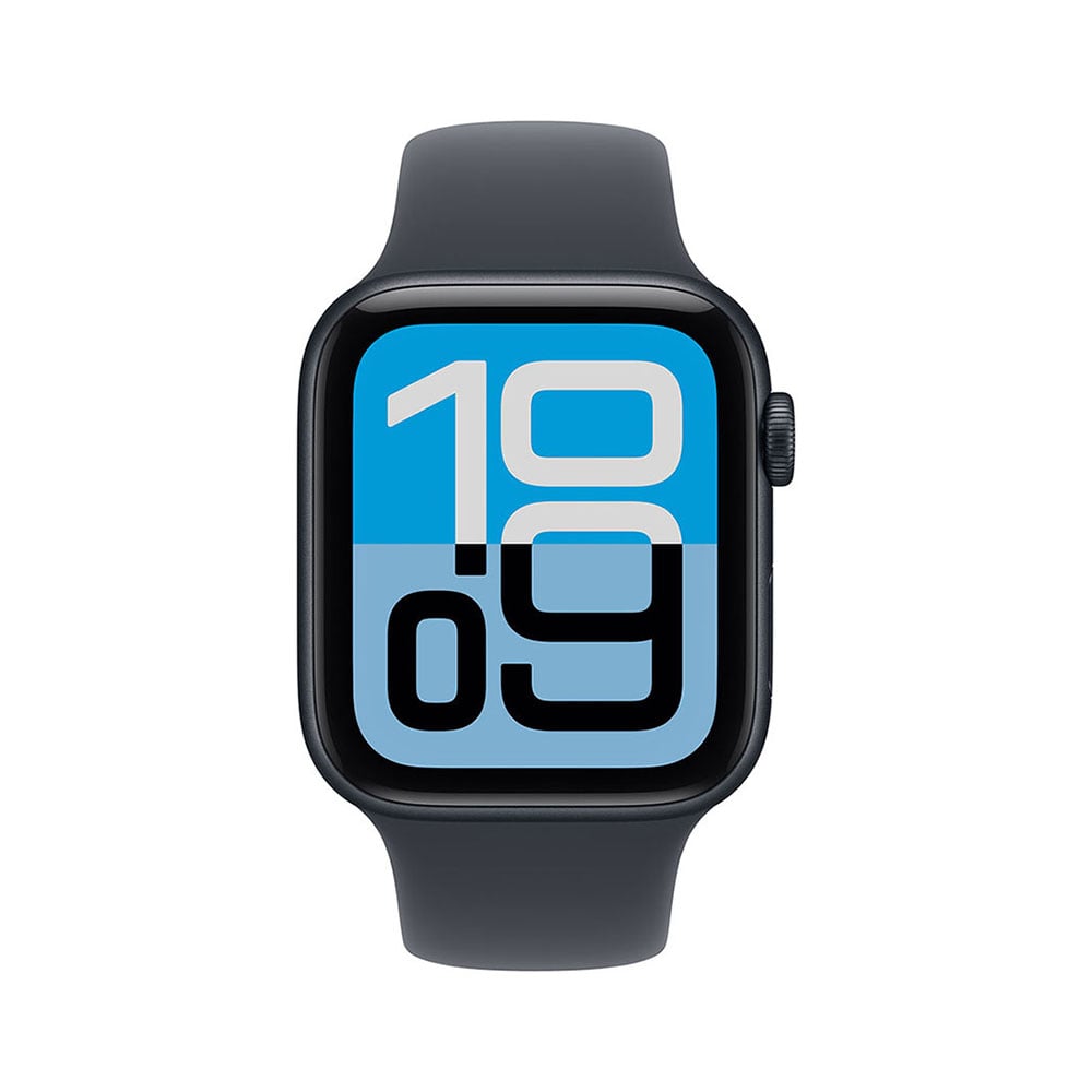Apple Watch SE 3 GPS 40mm Éjféli Alumínium Tok Éjféli Sport Szíjjal - S/M-2