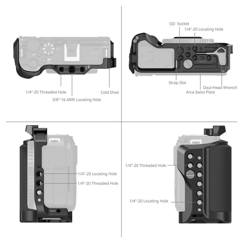Smallrig 5427 Cage for Canon EOS R50 V Black-1