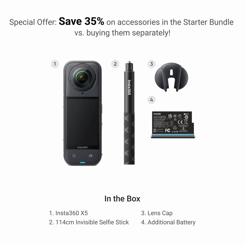 Insta360 X5 Starter Bundle-1