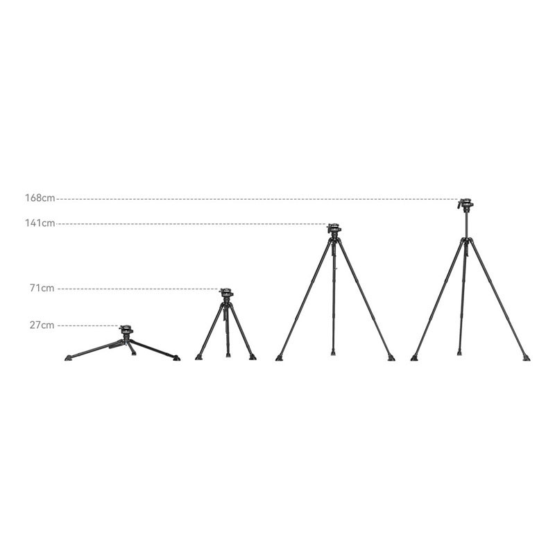 Smallrig 4259 X Potato Jet Tribex Hydraulic Carbon Fiber Tripod Kit-3