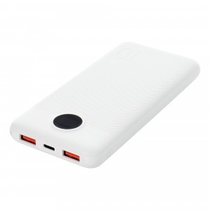VEGER powerbank 10 000 mAh PD QC3.0 2A 20W L10S (W1105PD) fehér