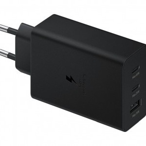 Samsung Trio hálózati töltő adapter 65W fekete (EP-T6530NBE)