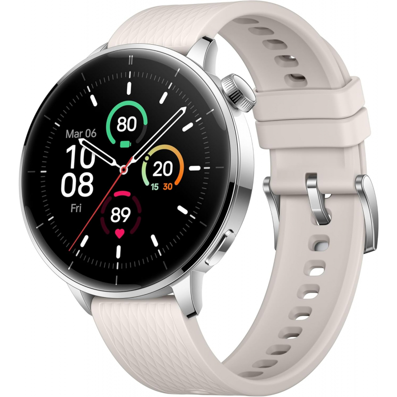 OnePlus Watch 3, 43mm, Ezüst Acél-0