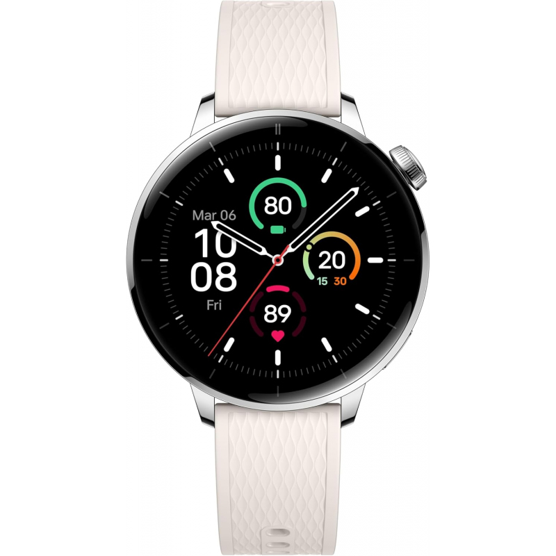 OnePlus Watch 3, 43mm, Ezüst Acél-1