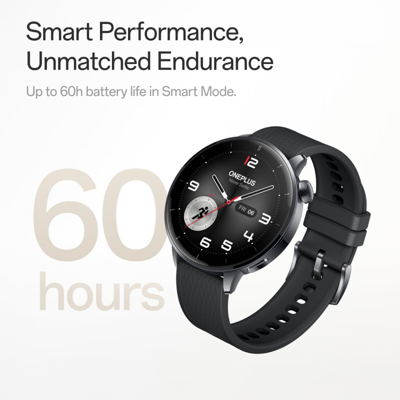 OnePlus Watch 3, 43mm, Ezüst Acél-5