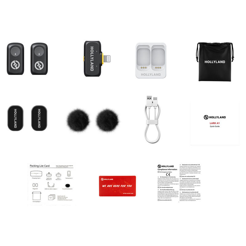 Hollyland Lark A1 Mini Duo with Lightning RX-1