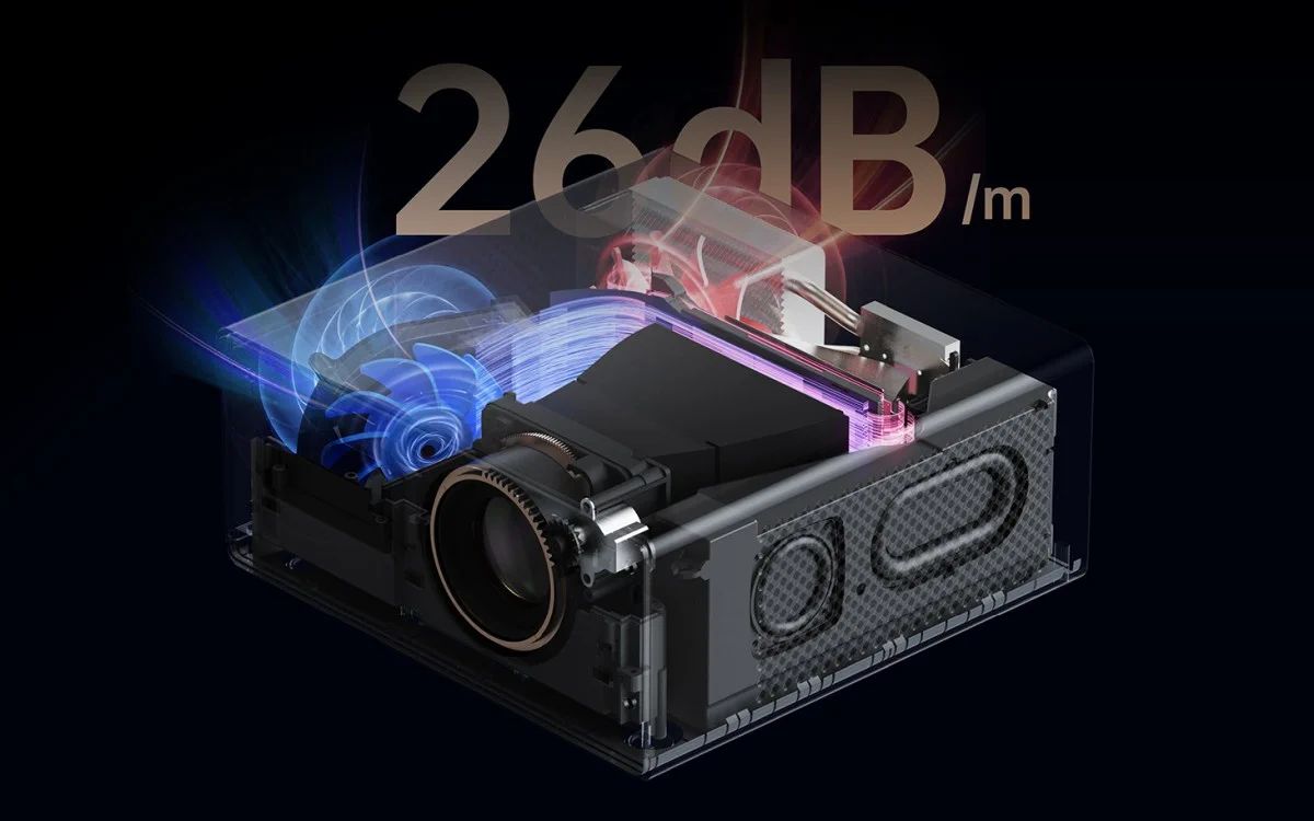 Wanbo X5 Pro (2025) Projektor, 140 hüvelyk, Full HD 1080P Android TV 11-el, BT 5.0, Fekete EU-1