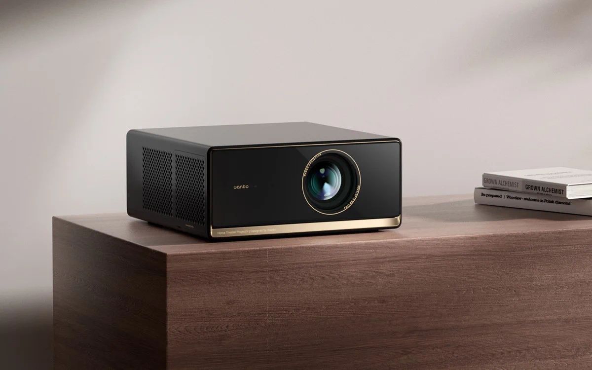 Wanbo X5 Pro (2025) Projektor, 140 hüvelyk, Full HD 1080P Android TV 11-el, BT 5.0, Fekete EU-2