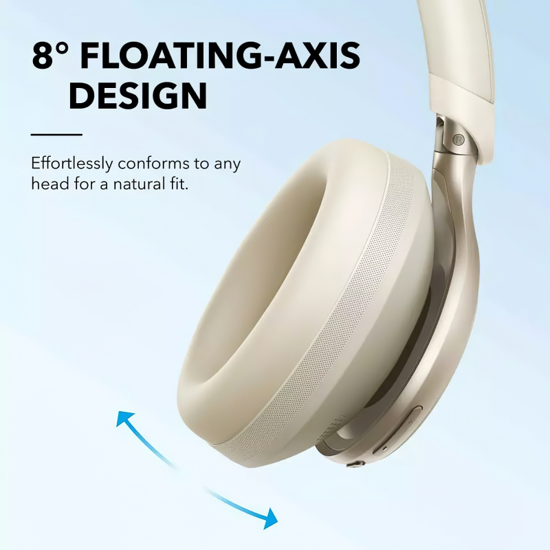 Bluetooth fejlhallgató MultiPoint Anker SoundCore Space On, Fehér A3035G21-3