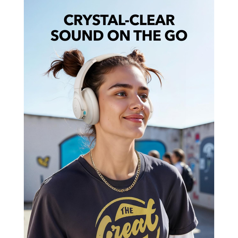 Bluetooth fejlhallgató MultiPoint Anker Q11i, Fehér A3005G21-1