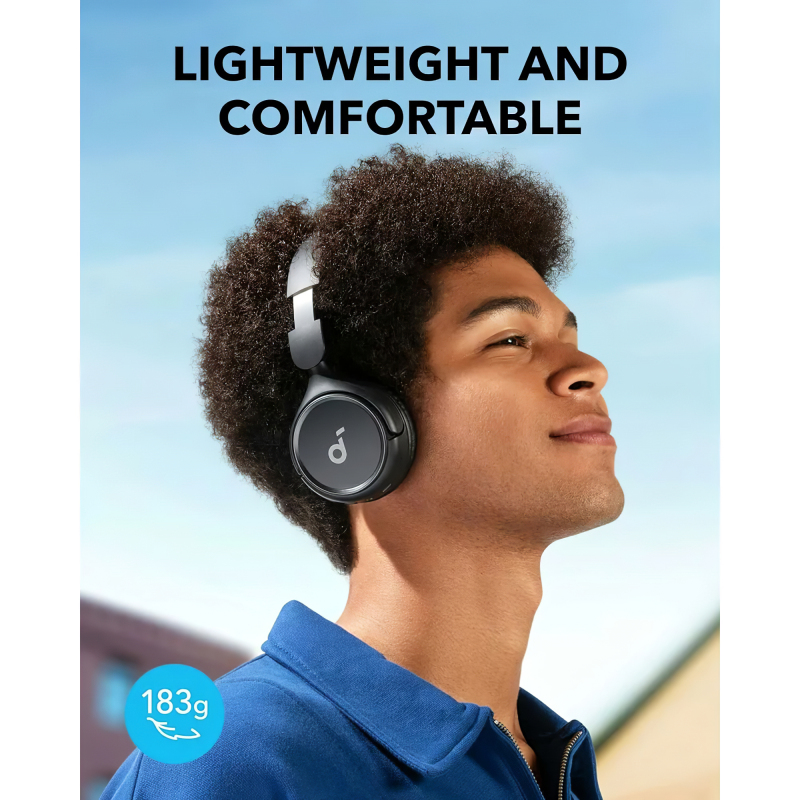 Bluetooth fejlhallgató MultiPoint Anker Soundcore H30i, Fekete A3012G11-4