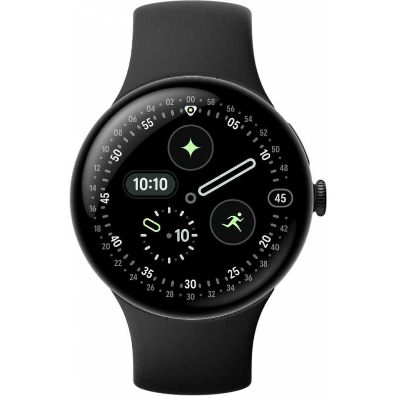 Google Pixel Watch 4, 45mm, Fekete Obszidián GA09962-EU-1