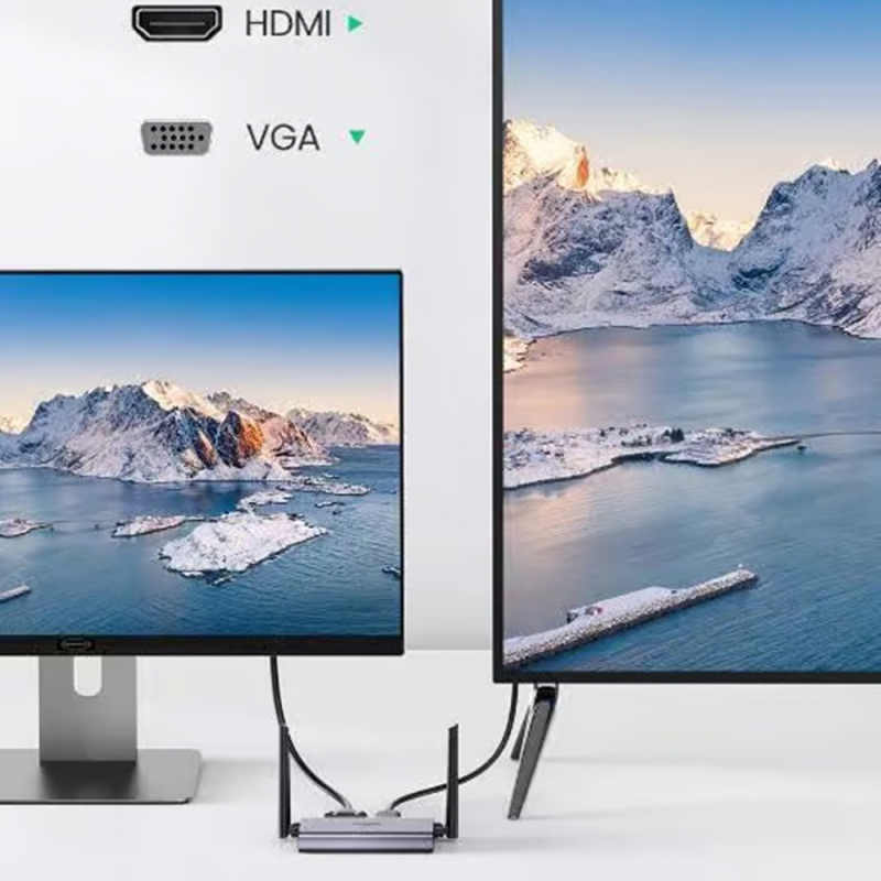 UGREEN CM506 vezeték nélküli HDMI Extender, 1080P, szürke-3