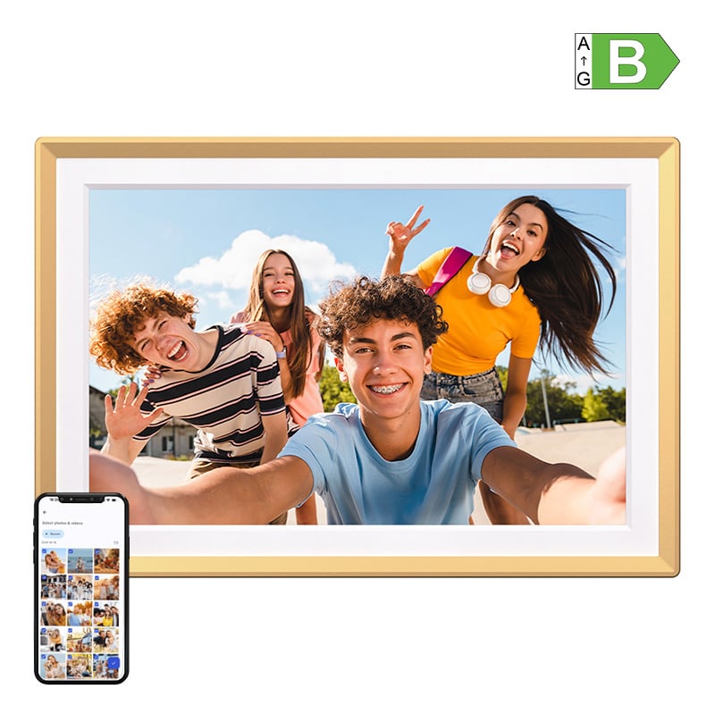 Arzopa D14 Arany digitális képkeret-0
