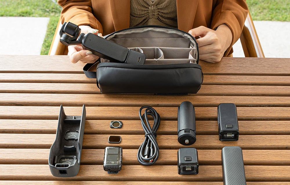 Telesin tárolótáska DJI Osmo Pocket 3 számára-1