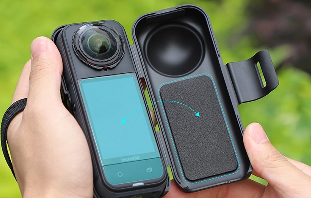 Sunnylife csuklópántos tok Insta360 X5-höz tok-4