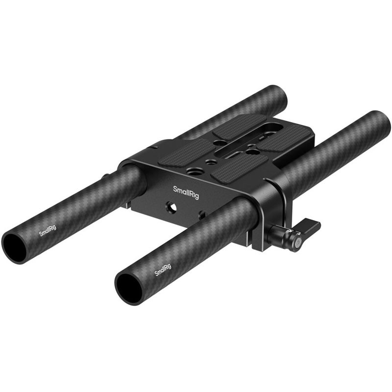 Smallrig 5609 Bottom Mount Plate with Dual 15mm Rod Clamp-0
