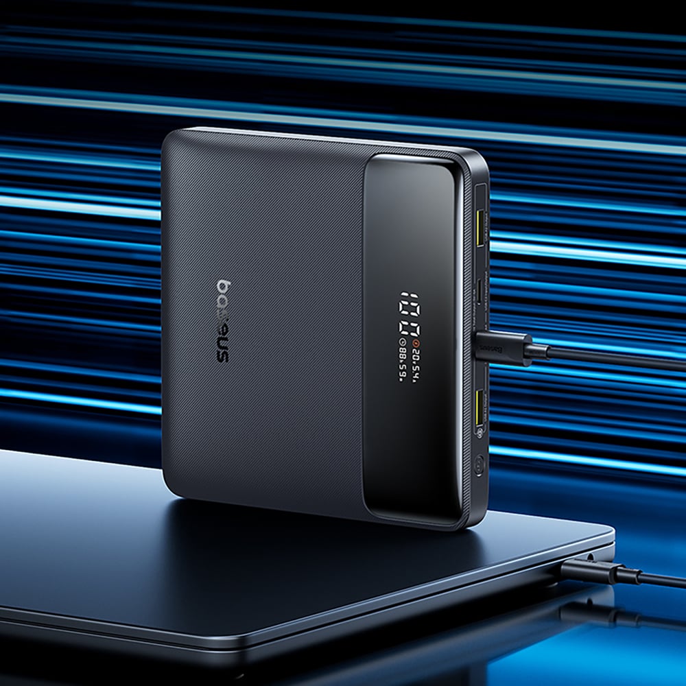 Baseus Blade H1 20000mAh 100W Powerbank kijelzővel - Fekete-11