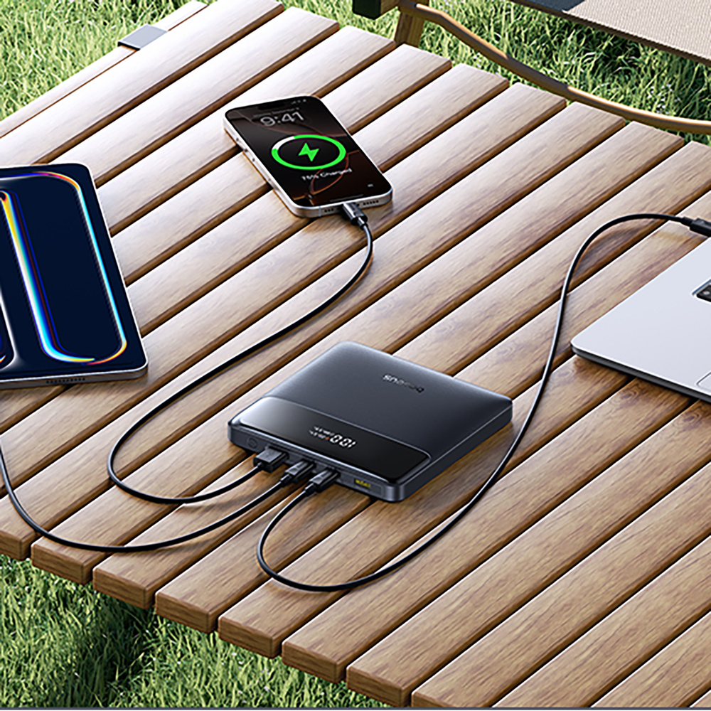 Baseus Blade H1 20000mAh 100W Powerbank kijelzővel - Fekete-8