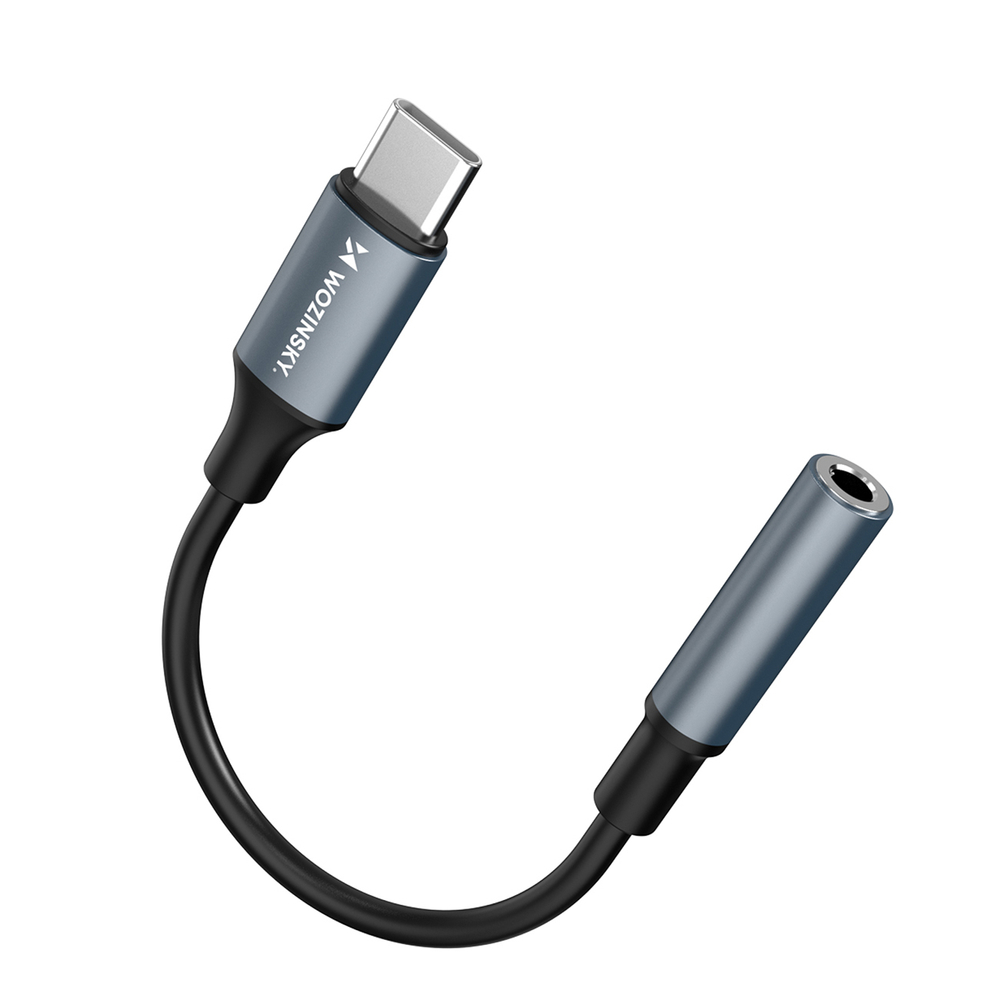 Wozinsky WACM-01 USB-C Adapter - 3.5mm Mini Jack - Fekete-8