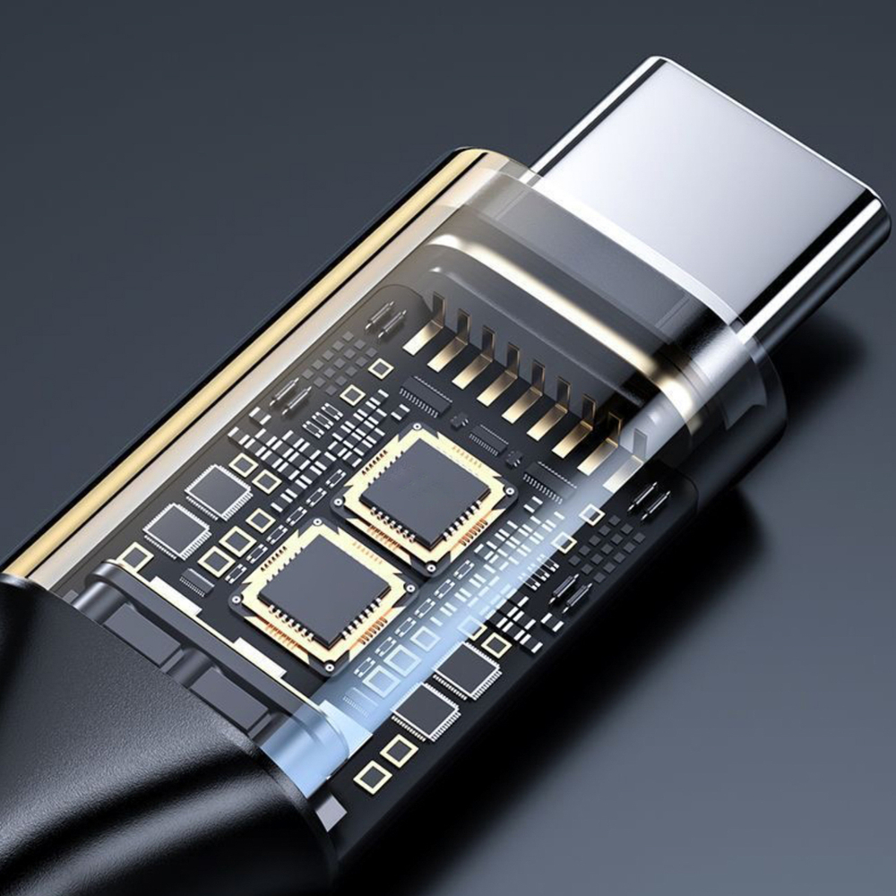 Wozinsky WACM-01 USB-C Adapter - 3.5mm Mini Jack - Fekete-4