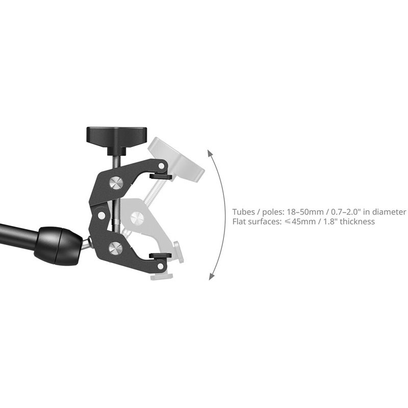 Smallrig 5624 Desktop Magic Arm With Crab-Shaped Clamp Kit-2