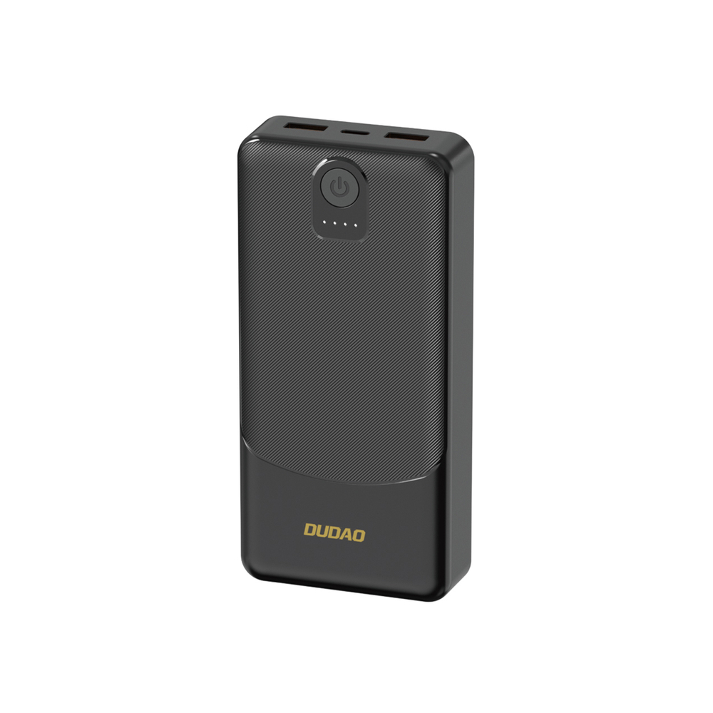 Powerbank Dudao K10 10000mAh 2.4A 2 x USB-A - fekete-0