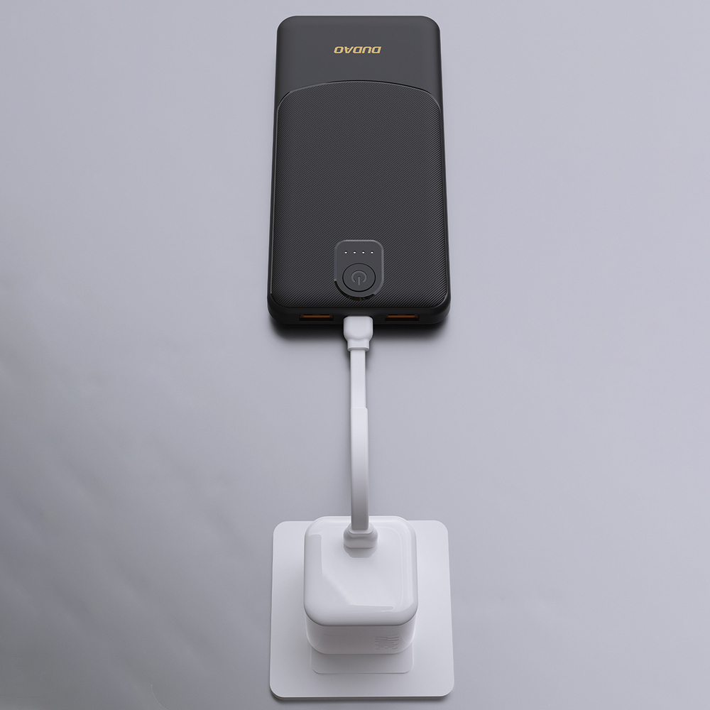 Powerbank Dudao K10 10000mAh 2.4A 2 x USB-A - fekete-6