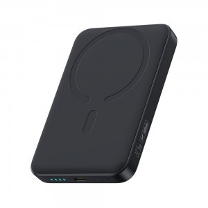  Baseus EnerFill FM11 Ultra-Mini 10000mAh 22.5W MagSafe Kompatibilis Power Bank Baseus Simple USB-C 20V/3A 30 cm Kábellel - Fekete