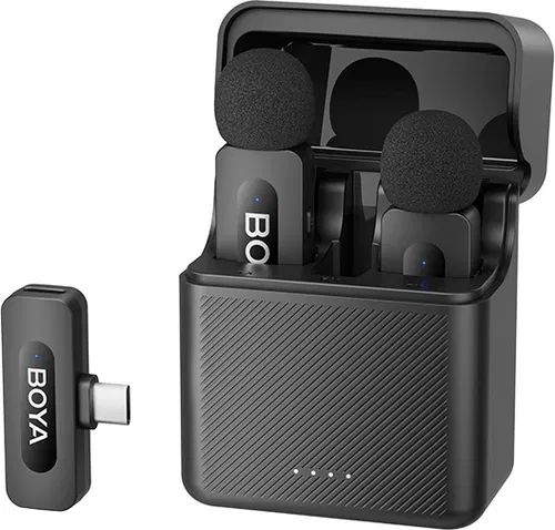 Boya  BY-V30 vezeték nélküli mikrofon USB-C-0