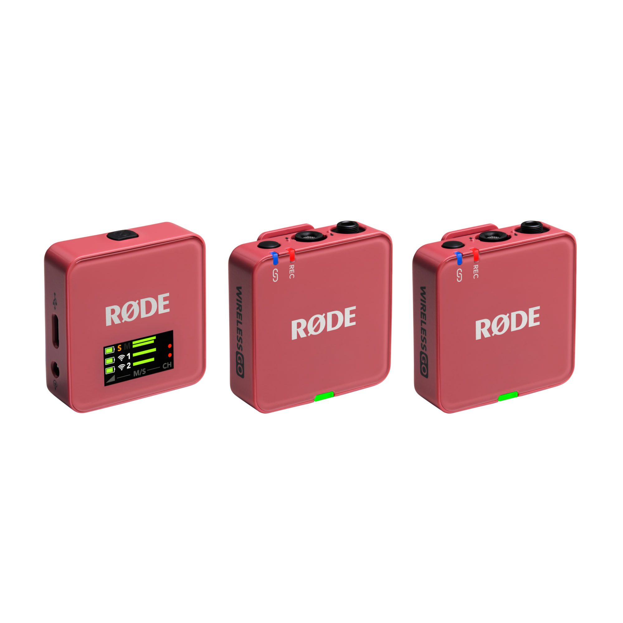 RØDE Wireless GO GEN3 két csatornás vezeték nélküli mikrofon rendszer, rozé-0