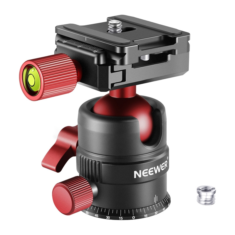 Neewer Fém Gömbfej Állványhoz 28MM Piros-0