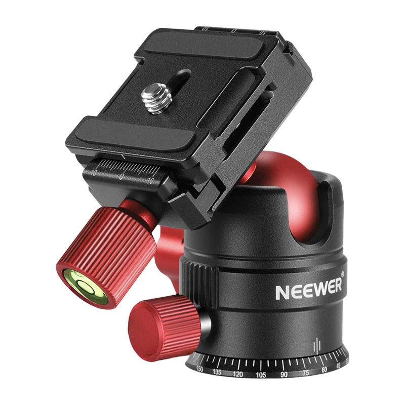 Neewer Fém Gömbfej Állványhoz 28MM Piros-2
