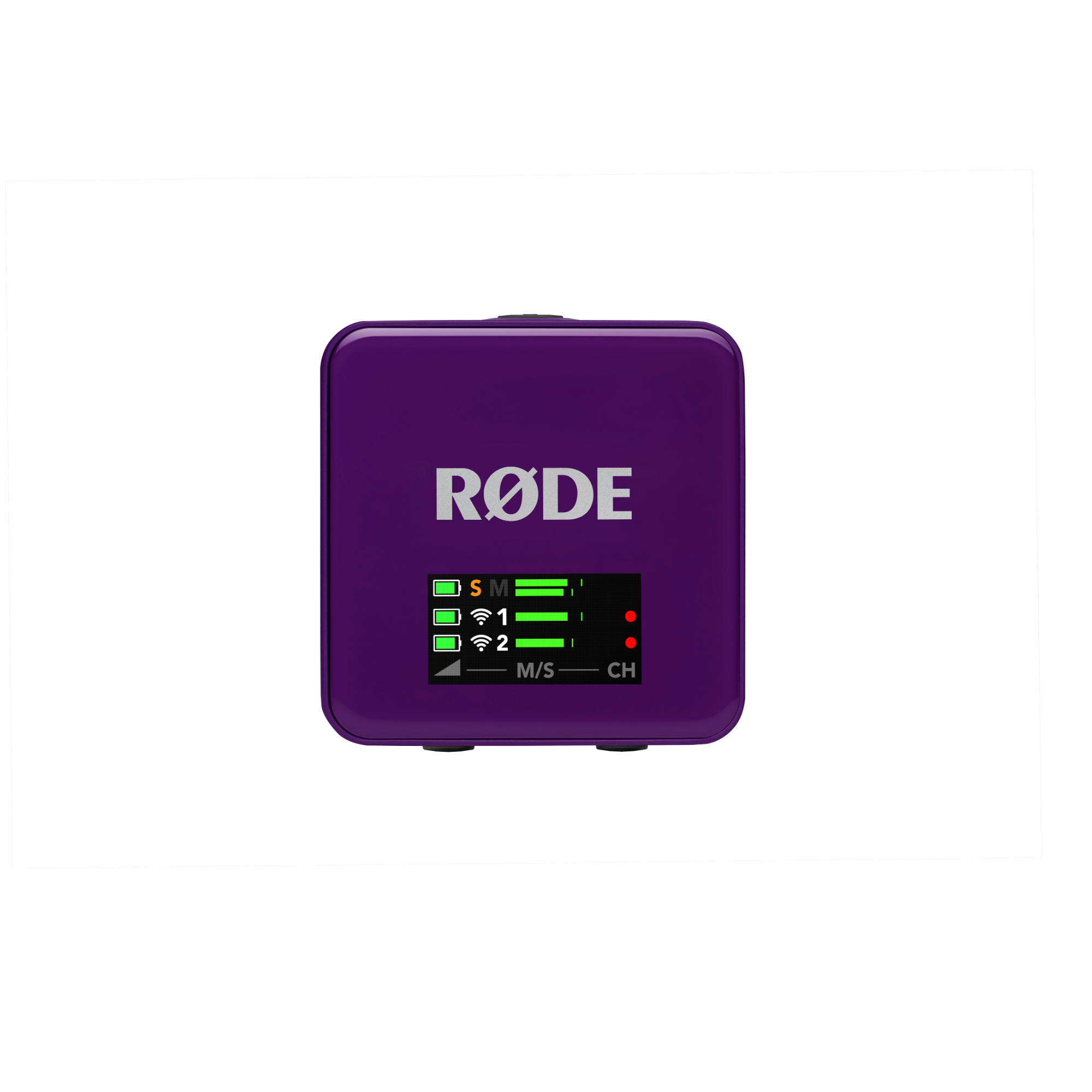 RØDE Wireless GO GEN3 két csatornás vezeték nélküli mikrofon rendszer, lila-1