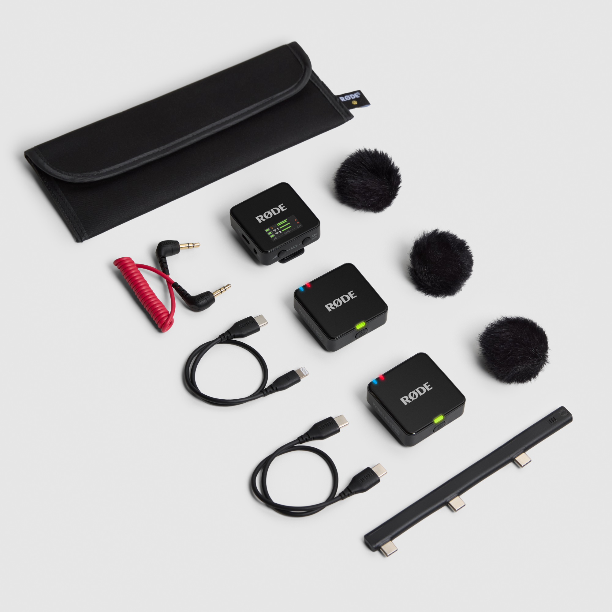 RØDE Wireless GO GEN3 két csatornás vezeték nélküli mikrofon rendszer, sötétzöld-3