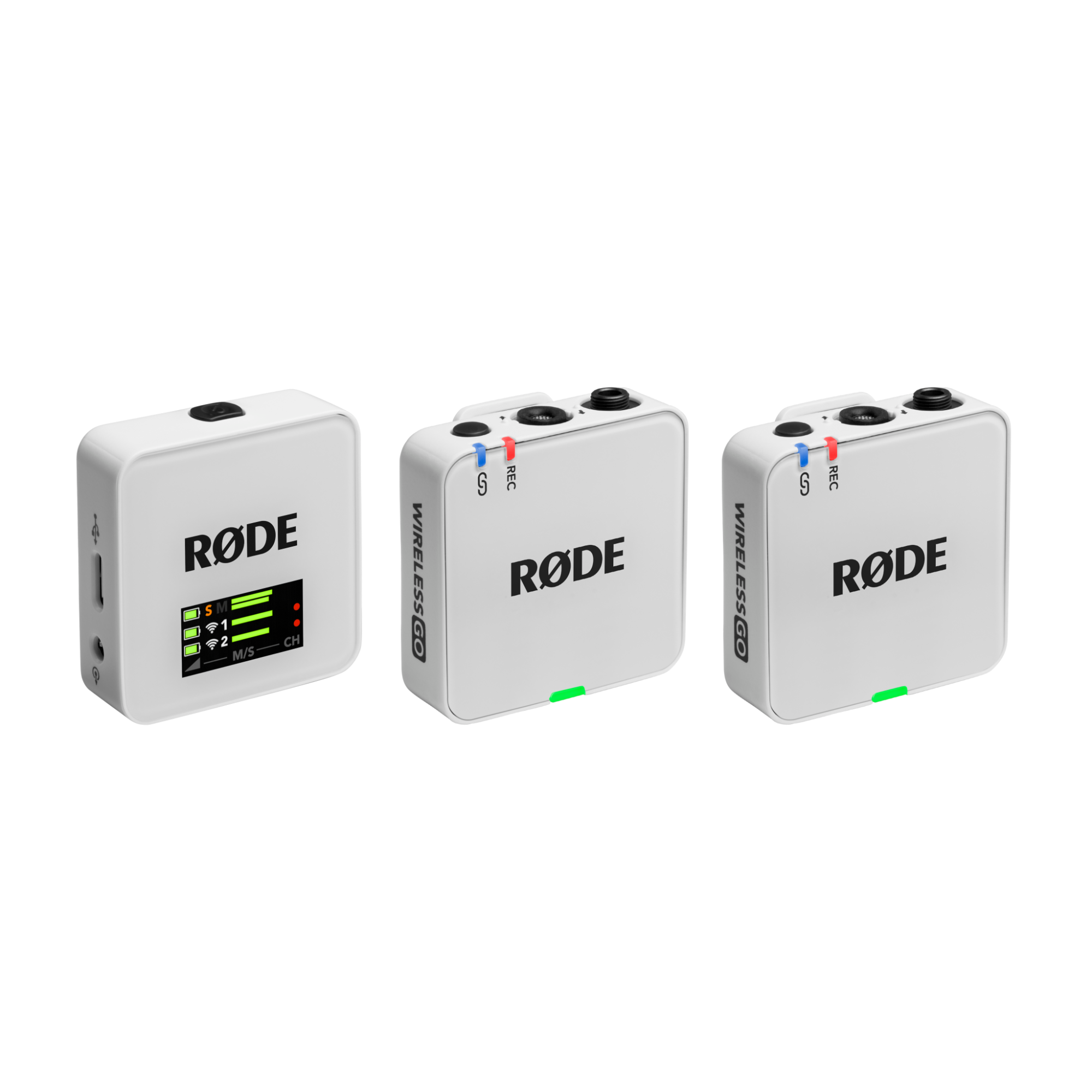 RØDE Wireless GO GEN3 két csatornás vezeték nélküli mikrofon rendszer, fehér-0